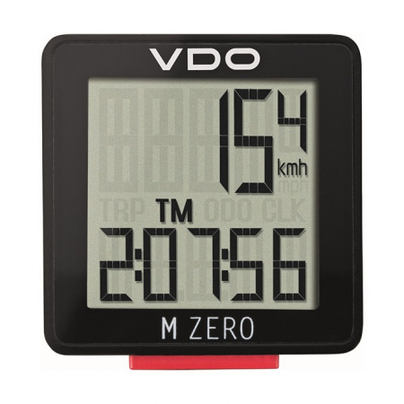 detail VDO M Zero cyklopočítač drátový