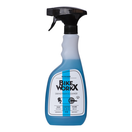 detail BikeWorkx Drivetrain Cleaner rozprašovač 500ml