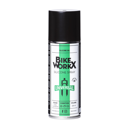 detail BikeWorkx Silicone Star sprej 200ml