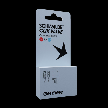 detail Schwalbe Tubeless SV-SCV + redukce conversion kit