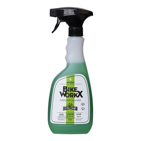 detail BikeWorkx Greener Cleaner rozprašovač 500ml