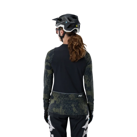 detail Fox W Defend Thermal Jersey Lunar
