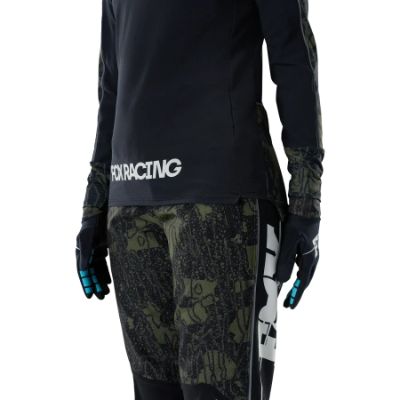 detail Fox W Defend Thermal Jersey Lunar