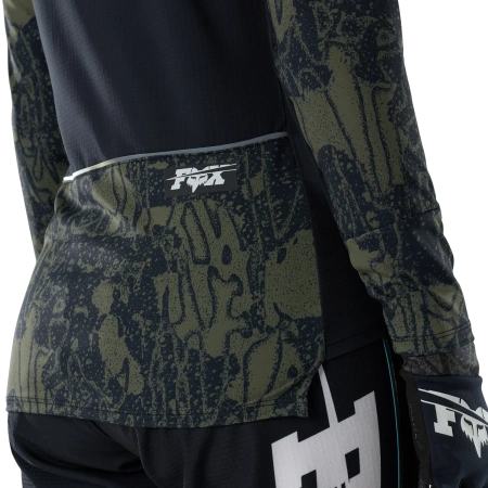 detail Fox W Defend Thermal Jersey Lunar