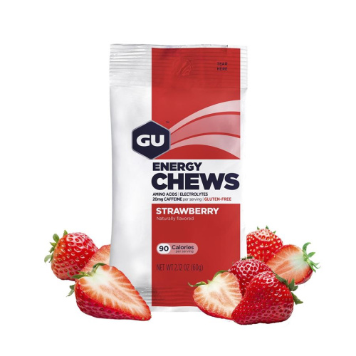 GU Energy Chews 60g Strawberry