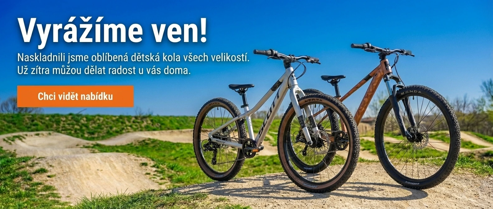 Dětská kola Scott a Giant skladem