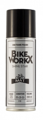 BikeWorkx Shiner Matt sprej 200ml